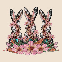 Rabbits With Blossom Flower Urban Heavy Tee | Teevron