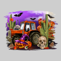 Halloween Tractor Premium Sweatshirt | Teevron