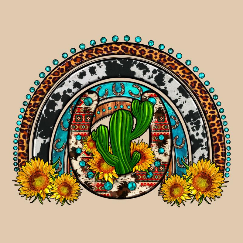 Cactus Sunflower Horseshoe Rainbow Heavyweight Sweatshirt by Artiststas | Teevron