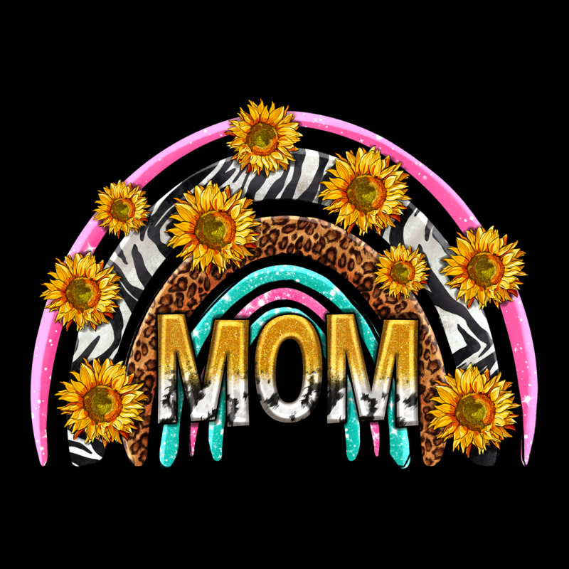 Mom With Sunflower Rainbow Mothers Day Premium Tee by texasbilliewilder | Teevron