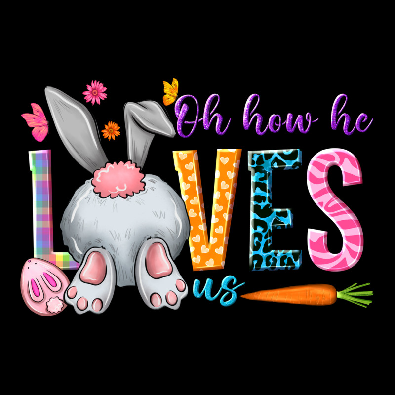 Oh How He Loves Us Easter Day Urban Hoodie by HowdyJamesFarm | Teevron