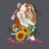 Happy Easter With Bunny And Sunflowers Vintage Hoodie | Teevron