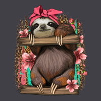 Cute Floral Baby Sloth Heavyweight Hoodie | Teevron