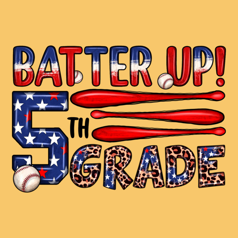 Batter Up 5th Grade Vintage Hoodie by JahusDesignShop | Teevron
