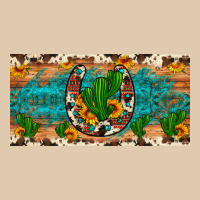 Cactus Sunflower Horseshoe License Plate Heavyweight Sweatshirt | Teevron
