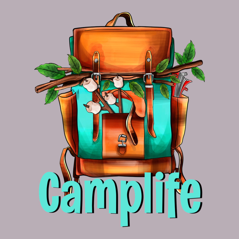 Camp Life Camp Backpack Vintage Tee by AdoDesignShop | Teevron