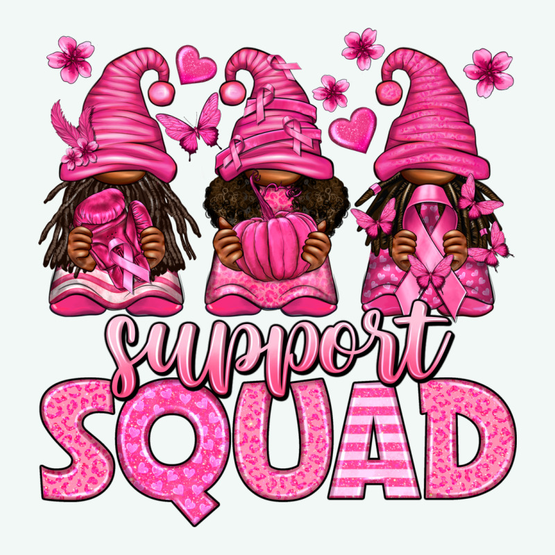 Breast Cancer Afro Gnomies Support Squad Premium Hoodie by texasbilliewilder | Teevron