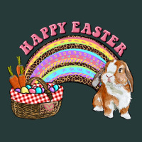 Happy Easter Bunny And Egg Basket Rainbow Premium Sweatshirt | Teevron