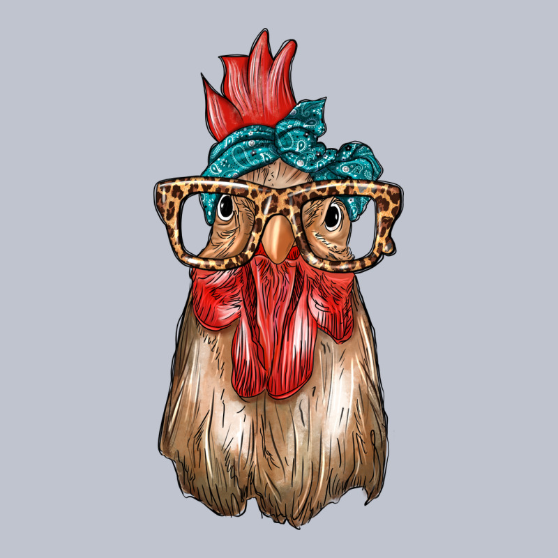 Chicken With Bandana And Leopard Premium Hoodie by texasbilliewilder | Teevron
