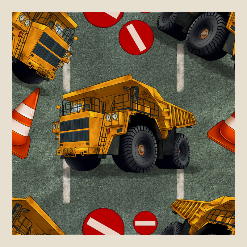 Dump Truck Seamles Pattern Urban Heavy Tee by BundleAndBundleShop | Teevron