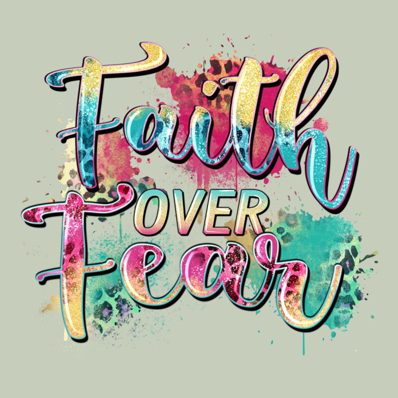 Faith Over Fear Ladies Tee by Zillion Design Studio | Teevron