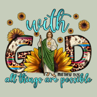 With God All Things Are Possible Matthew 19 26 Ladies Tee | Teevron