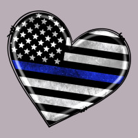 American Thin Blue Line Flag Vintage Tee | Teevron