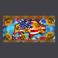 Bison Amerıcan Flag  License Plate Template Heavyweight Hoodie | Teevron