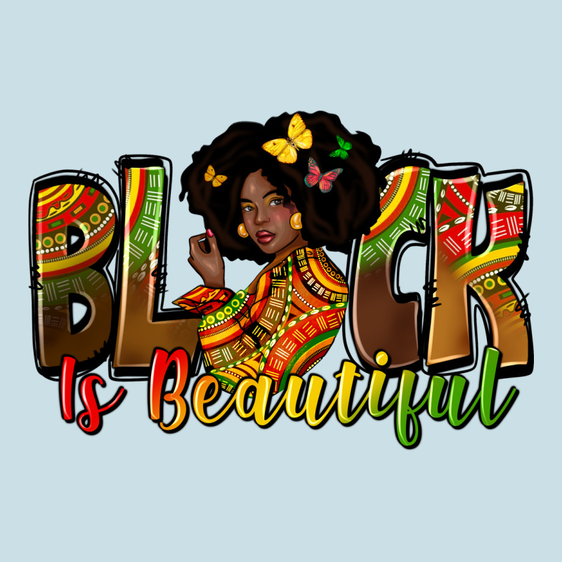 Black Is Beautiful Ladies Tee by Zillion Design Studio | Teevron