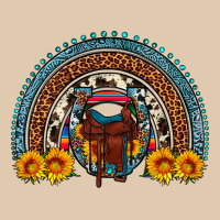 Saddle Sunflower Horseshoe Rainbow Heavyweight Sweatshirt | Teevron