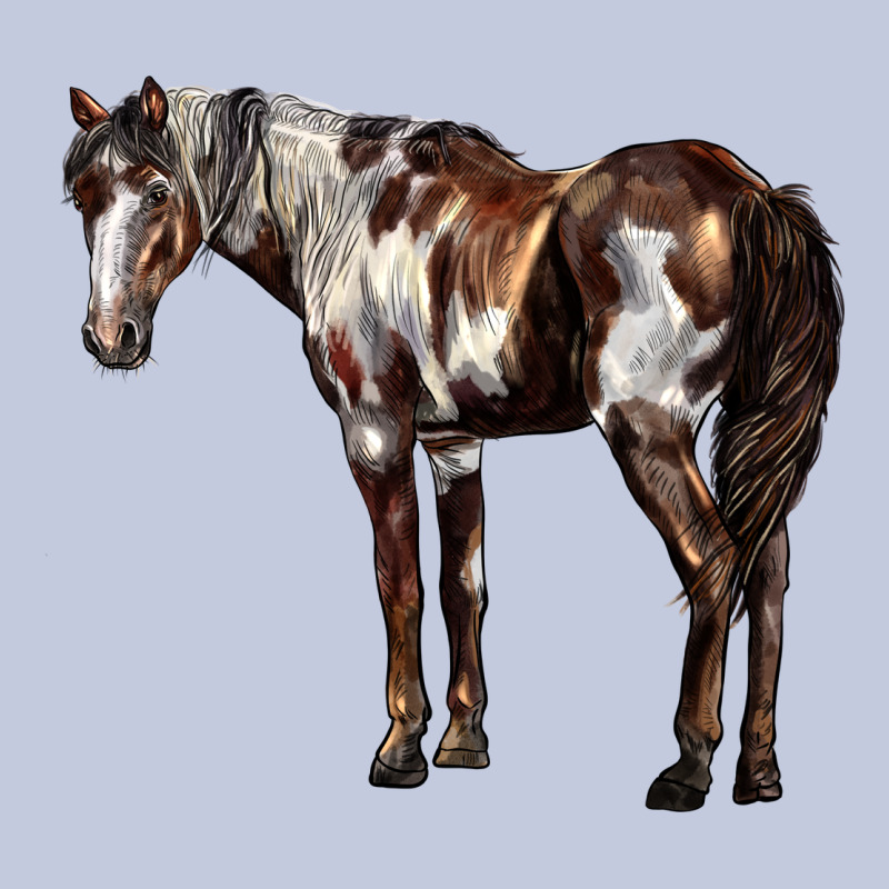 Mustang Horse Long Sleeve Tee by LillyAllenDesigns | Teevron
