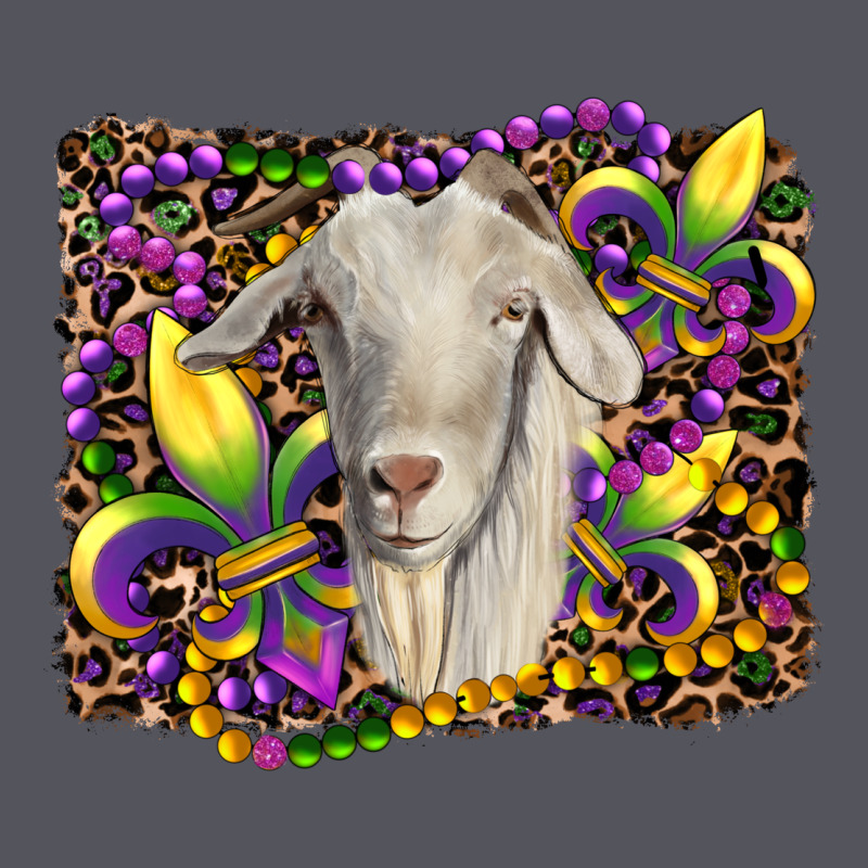 Mardi Gras Goat Fleur De Lis Vintage Hoodie by RanaPortraitStore | Teevron