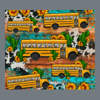 School Bus Cactus Sunflower Heavyweight Sweatshirt | Teevron