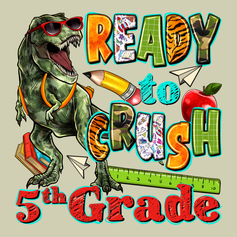 Ready To Crush Fifth Grade Heavy Core Tee by texasbilliewilder | Teevron