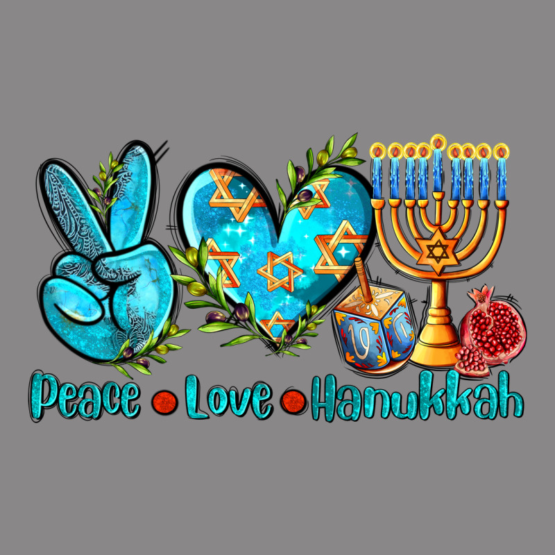 Peace Love Hanukkah Vintage Tee by AdoDesignShop | Teevron