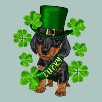 St. Patrick's Day Lucky Dachshund Puppy Premium Sweatshirt | Teevron