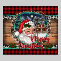 Merry Christmas Santa And Farm Premium Tee | Teevron