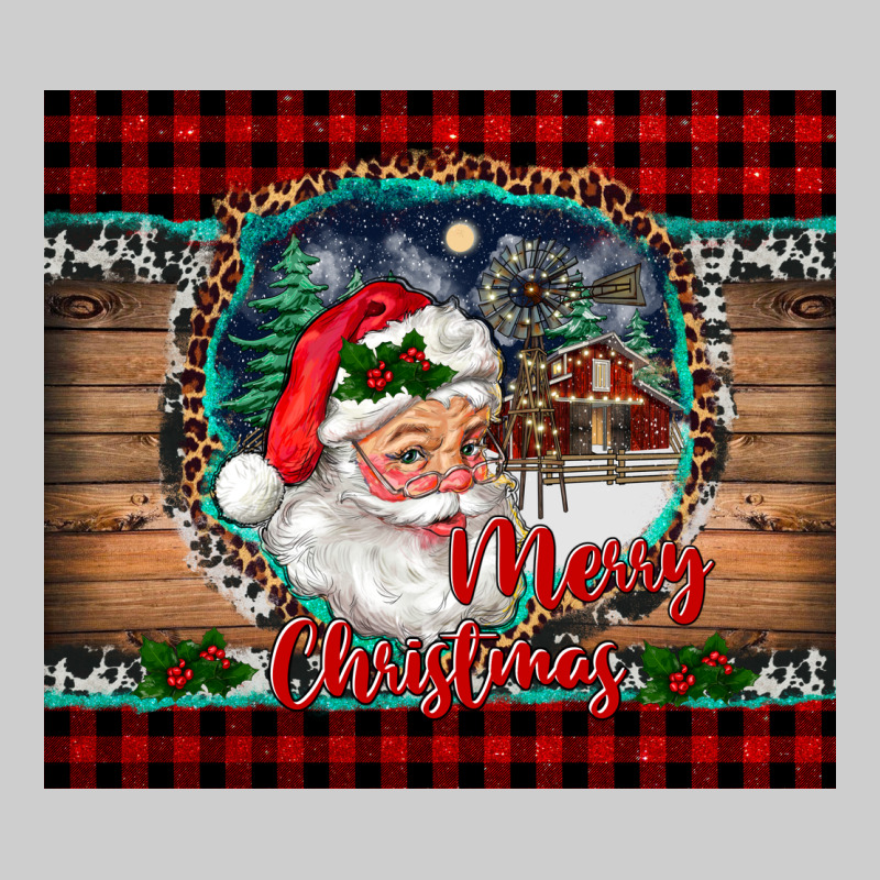 Merry Christmas Santa And Farm Premium Tee by RanaPortraitStore | Teevron