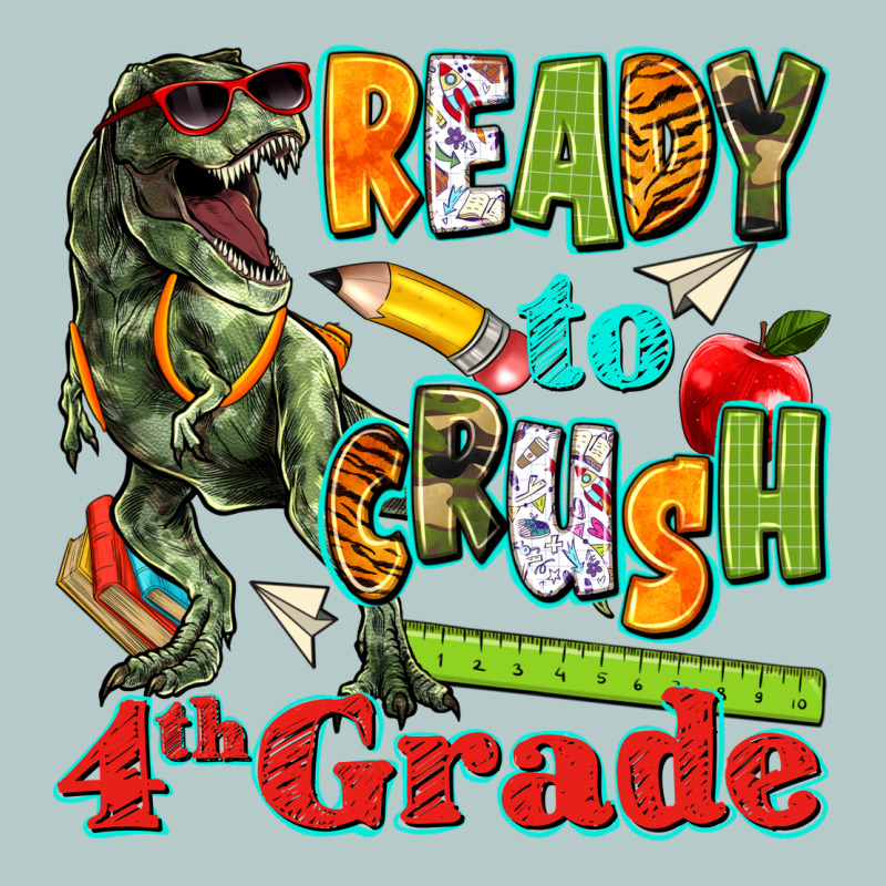 Ready To Crush Fourth Grade Heavy Core Tee by texasbilliewilder | Teevron