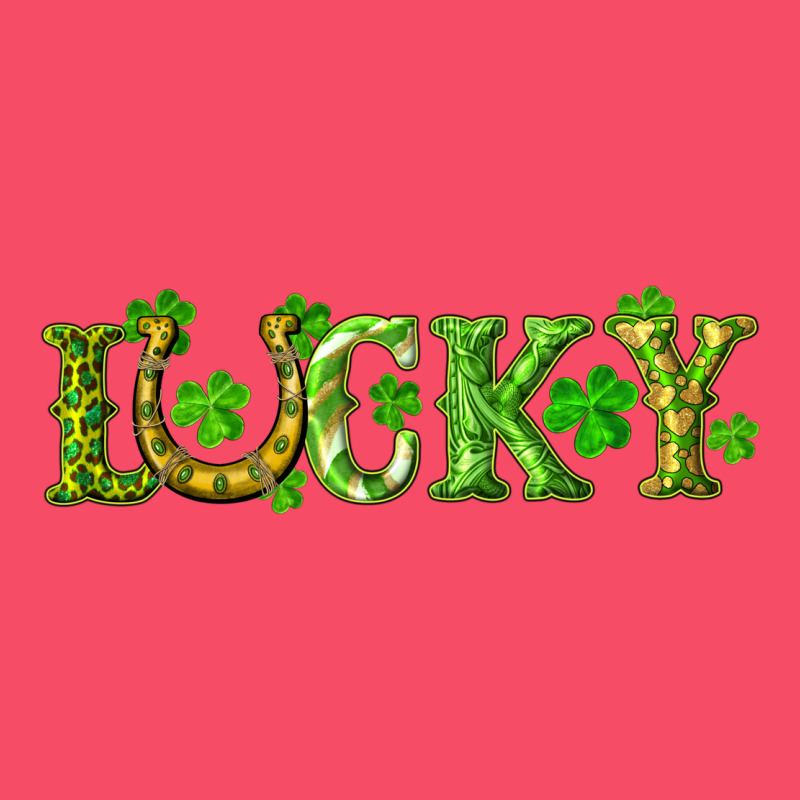 St. Patrick's Day Lucky With Clovers And Horseshoe Premium Sweatshirt by RanaPortraitStore | Teevron