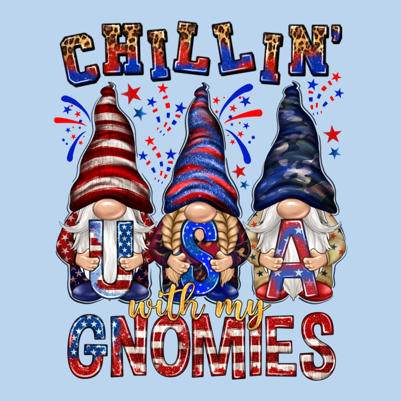 Chilling With My Gnomies With Usa Classic Tee by NancyCooperArtShop | Teevron