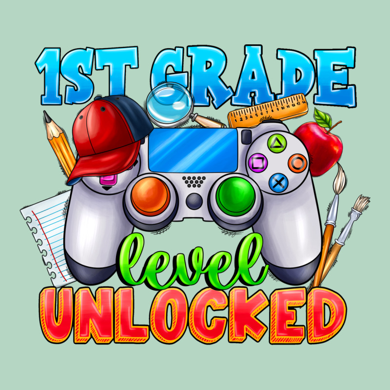 1st Grade Level Unlocked Classic Tee by CowhideDigitalArt | Teevron