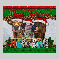 Merry Christmas Heifers Premium Tee | Teevron