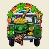 St Patrick's Day Truck With Pot Of Gold Horseshoe And Rainbow Ladies Tee | Teevron