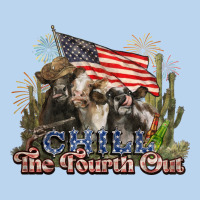 Chill The Fourth Out Cows 4th July America Classic Tee | Teevron