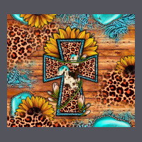 Leopard Cross Sunflower Vintage Hoodie | Teevron