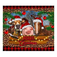 Merry Christmas Cow Pig And Horse Premium Tee | Teevron