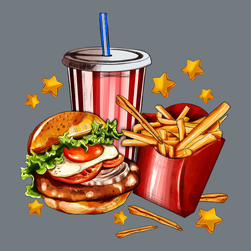Hamburger Potatoes And Coke Heavyweight Sweatshirt by AdoDesignShop | Teevron