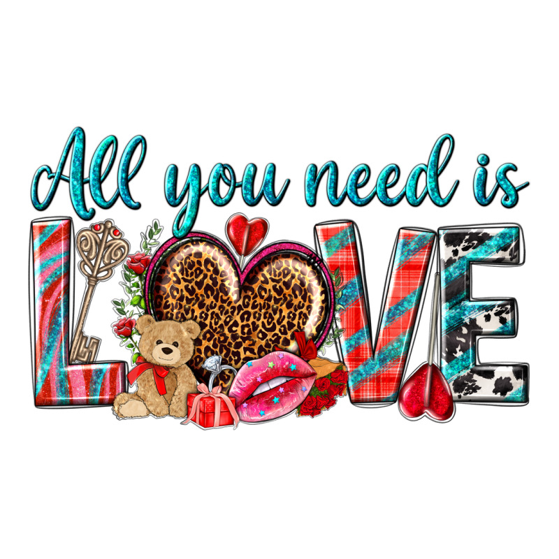 All You Need Is Love Zipper Hoodie by NancyCooperArtShop | Teevron