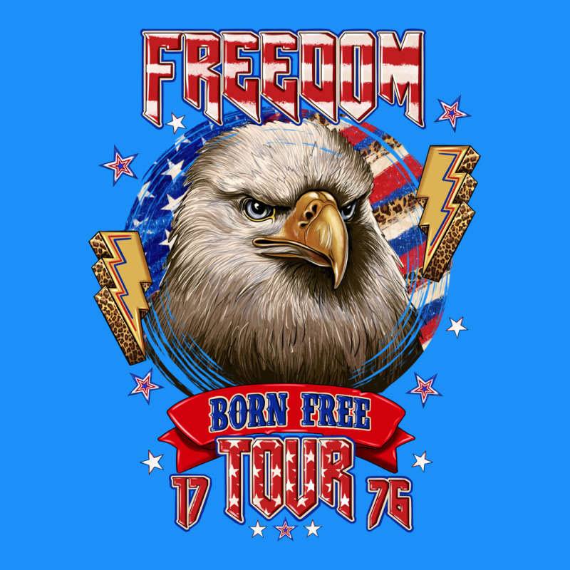 Freedom Born Free Tour 1776 Classic Tee by NancyCooperArtShop | Teevron