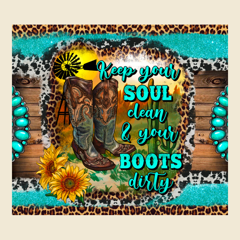 Keep Your Soul Clean And Your Boots Dirty Premium Tee by RanaPortraitStore | Teevron