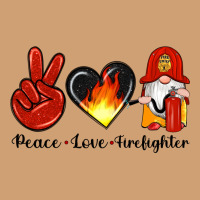Peace Love Firefighter Vintage Tee | Teevron