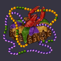 Mardi Gras Craw Fish King Cake With Leopard Vintage Hoodie | Teevron
