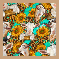 Sunflowers And Goat Western Seamless Pattern Vintage Tee | Teevron