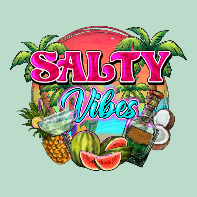 Salty Vibes Summer Premium Hoodie by NancyCooperArtShop | Teevron