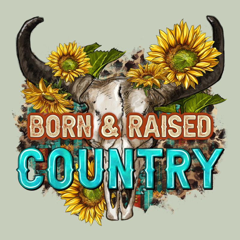 Born And Raised Country Tbw Ladies Tee by texasbilliewilder | Teevron