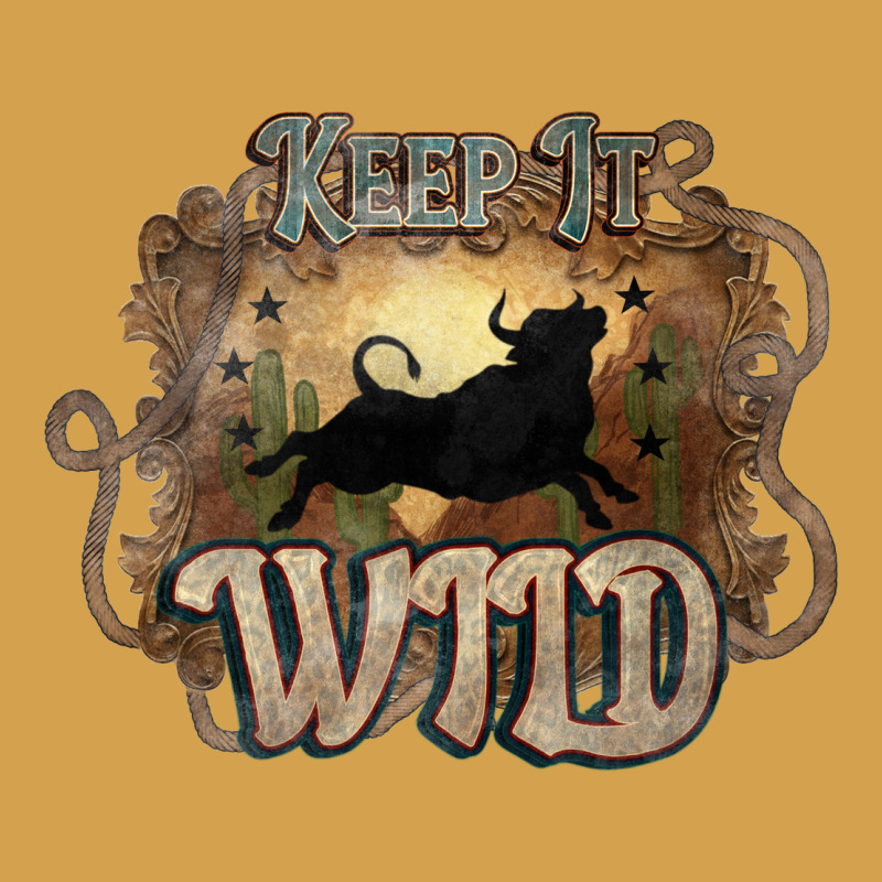 Keep It Wild Western Bull Urban Hoodie by HowdyJamesFarm | Teevron