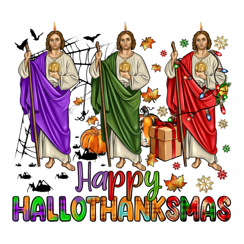 San Judas Happy  Hallothanksmas Ladies Tee by JahusDesignShop | Teevron