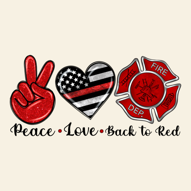 Peace Love Back To Red Vintage Tee by Artiststas | Teevron