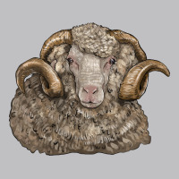 Merino Wool Sheep Head Long Sleeve Tee | Teevron